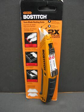 10-138 Bostitch Twin Blade Roofing Knife