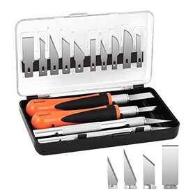 Bovulo 659252883895 18pc Precision Utility Craft Set - Premium Hobby Cutting Tool Bovulo 659252883895 18pc Precision Utility Craft Set - Premium Hobby Cutting Tool