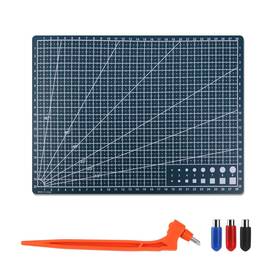 1054591 Boxob Craft Cutting Tools Set 360 Degree Tool With Mat And 2pcs Knife Heads Pen For