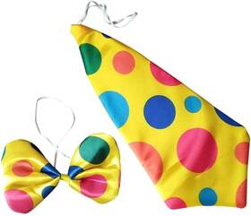 Bi-bb1588 Brand Binaryabc Clown Tie And Bow Set Costume Props Halloween Carnival Bi-bb1588 Brand Binaryabc Clown Tie And Bow Set Costume Props Halloween Carnival