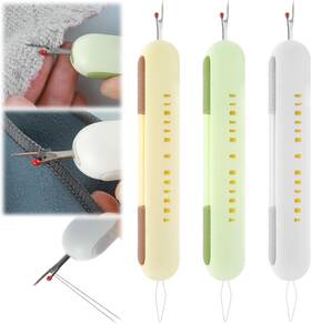 Q0grxywqr Brand Geehua 2-in-1 Needle Threader Seam Ripper 3 Pcs Kit