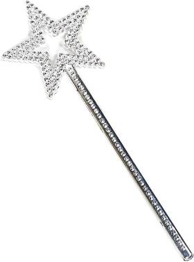 Zzyy0075 Brand Giyomi Star Wand 13 Inches Silver Fairy Princess Angel Sticks For Girls