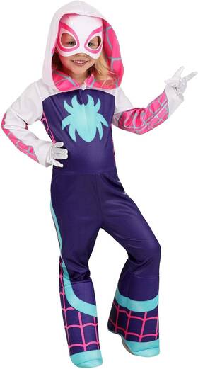 Brand Jazwares Costume Play Jwc0676 Marvel Toddler Ghost Spider Girls Spider-man And His Amazing