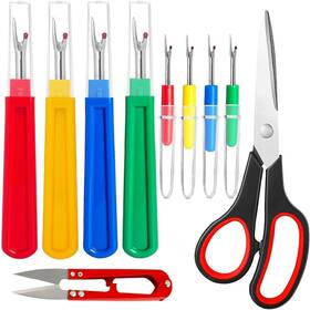 Cxq010 Brand Jneoace 10 Pcs Sewing Seam Rippers 4 Big And Small Handy Red Yellow Blue Green