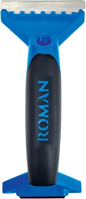 Brand Roman Products 202233 Removal Scraper With Roller 3.25-inch Steel Blade Strips Blue