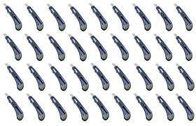 215126 Brufer Quality Products 36-pack Retractable Utility Knife 18mm Box Cutter With Snap O 215126 Brufer Quality Products 36-pack Retractable Utility Knife 18mm Box Cutter With Snap O