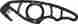 Bu499bkg2 Buck Knives Paklite Black Guthook 4.75 Overall Skeletonized Handle 033753127601