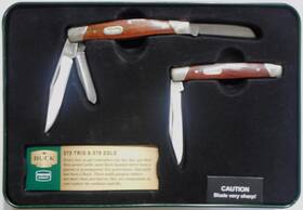 Buck Knives 033753125041 Model # 373 Trio And 379 Solo Combo Set New