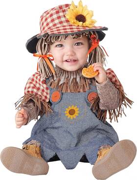 California Costumes 1020-076 Infant Lilft Cute Scarecrow 6-12months Blue/brown