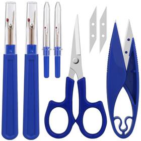 Cmt0296 Camptek Seam Ripper And Thread Remover Kit - Professional Ergonomic Stitch Blue