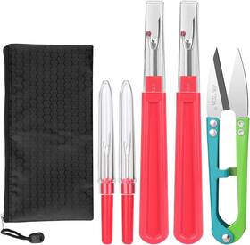 Cmt1009-red Camptek Seam Ripper And Stitch Remover Tool Kit 2 Thread Cutter 1 Red