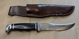 223-6 Case Xx Knife 6 Inch Blade With Leather Sheath Usa