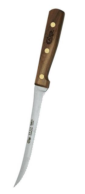 Xx628 Case 728639268935 Wr Xx Pocket Knife 5 1/2 Inch Tomato/utility Item #7313 -