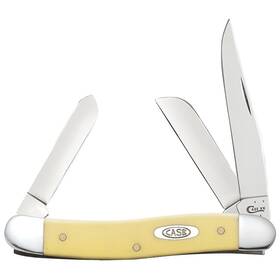 80035 Case Medium Stockman Pocket Knife 2.625 Inch Clip Sheepfoot And Spey Stainless S