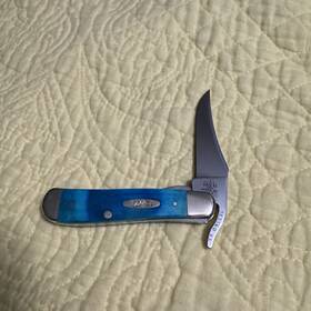 Ca25589 Case Knives 25589 Russlock Folding Pocket Knife Caribbean Blue Bone Sawcut Ca25589 Case Knives 25589 Russlock Folding Pocket Knife Caribbean Blue Bone Sawcut