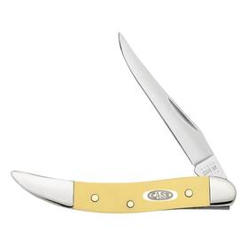 Ca81095 Case Wr Xx Pocket Knife Yellow Synthetic Ss - Small Texas Toothpick Item #810