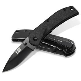 980008 Cat 028907494678 6 Inch Drop Point Folding Knife -