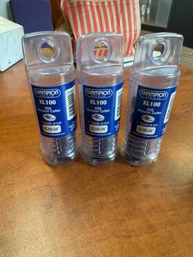 Champion Roto Brute Xl100-3/4 Set Of 3 Inch Annular Cutter