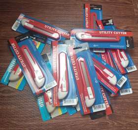 Chateau 184255000784 Utility Cutter Retractable Snap Off Lot Of 13 Nib