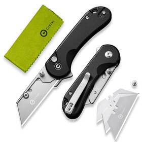 Civivi C23039b-1 Folding Utility Knife Box Cutter Elementum Pocket Edc W