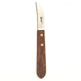 Clauss 34213 Cutlery Curved Blade Flower Stem Knife 6 1/4 Inch Long Wood Handle