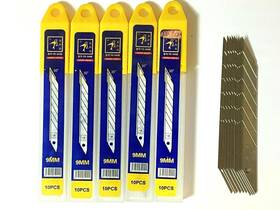 5e03 Cngzsyg 50 Pcs Replace Snap Off Blades 30 For Olfa Knife Cutter 9mm Carbon Steel Razor