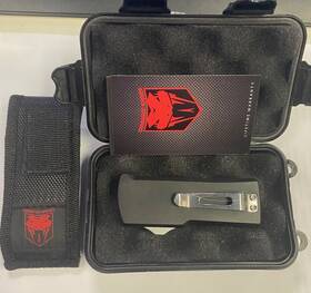Cobratec 099654046793 Otf Utility Knifeblack Ctotfutblk