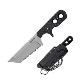 Cold Steel 49htfs Mini Tac Tanto 3.75 Inch Aus8a Razor-sharp Blade 3 Griv-ex Handle
