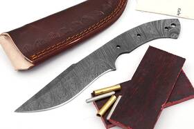 Nb102 Coldland Knives 609459690581 Damascus Knife Making Kit Diy Handmade Includes Blank Steel Blad