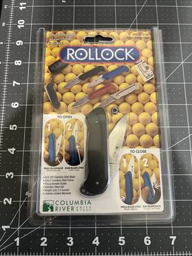 5212k Columbia River Knife & Tool And Pocket Rollock Black New Old Stock 5212k Columbia River Knife & Tool And Pocket Rollock Black New Old Stock