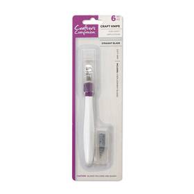 Crafters Companion 709650872622 Soft Grip Craft Knife Set Straight - Includes 5 Replacement Blades Perfec