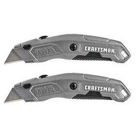 Cmht10588 Craftsman 885911725651 Utility Knife Quick Change Retractable 6 Blade 2-pack