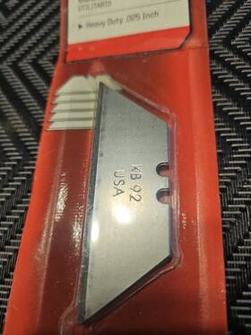 94857 Craftsman Usa Made Nos Heavy-duty Utility Knife Blades 5pcs 94857 Craftsman Usa Made Nos Heavy-duty Utility Knife Blades 5pcs