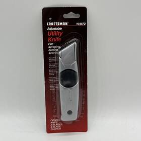 94872 Craftsman Adjustable Utility Knife Side Adjustment Brand New