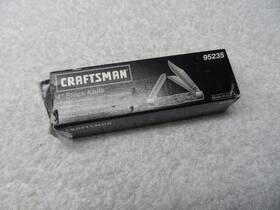 95235 Craftsman Vintage Nos Folding 4 Inch Stock Knife Stainless Steel Usa Pn