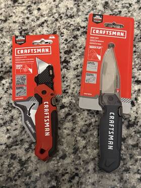 Cmht1010353 Craftsman Inch Folding Knife And Utility Combo Fast Shipping