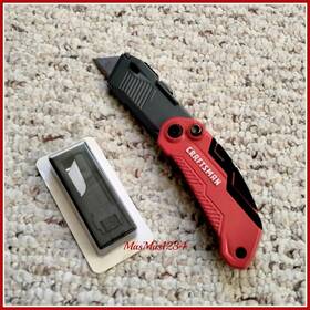 Cmht10384 Craftsman Utility Knife 11 Blade Folding Retractable Box Cutter Assisted Opening Cmht10384 Craftsman Utility Knife 11 Blade Folding Retractable Box Cutter Assisted Opening