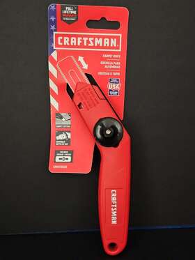 Cmht10525 Craftsman Utility Knife For Carpet - Red Cmht10525 Craftsman Utility Knife For Carpet - Red