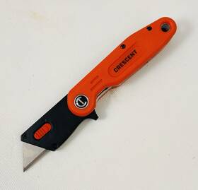 Crescent 313085328335 Hybrid Edc Flipper Folding Pocket Utility Knife Razor Box Cutter Nice