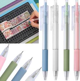Cualfec 445009917936 4 Pcs Craft Knife Exacto Paper Cutter Pen Cutting Tools Fi