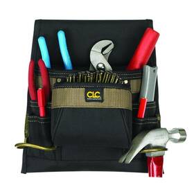 1823 Custom Leathercraft 785533799637 Clc Nail And Tool Bag Poly 8-pocket Blue
