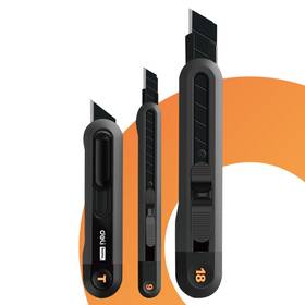 Deli 944094972246 3pcs Utility Knife Box Cutters Set Retractable Opener Sharp Cartons