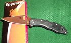 Delica4 Spyderco Ffg Blk Plainedge