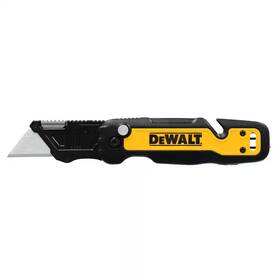 Dewalt 445000390394 Push And Flip Folding Lock-back Utility Knife With Blade Storage