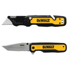 Dewalt 445039017040 Push And Flip Folding Lock-back Utility Knife 3.3 Inch Tanto Pocket Wit