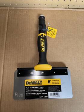 Dewalt 815966029466 8 Inch Flex Blade Offset Knife Stainless Steel With Pole Adapter