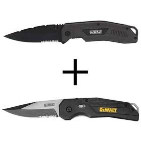 Dewalt Dwht10314w10911 3-1/2 Inch Folding Knife With Carbon Fiber Handle And 3.187 Spring Assis