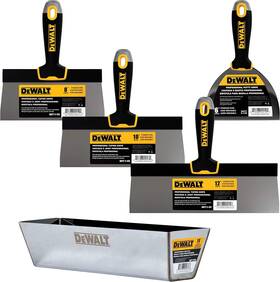 Dxtt-3-174 Dewalt Stainless Steel Taping Knife And Mud Pan Set 8 10 12 Inch Knives Dxtt-3-174 Dewalt Stainless Steel Taping Knife And Mud Pan Set 8 10 12 Inch Knives