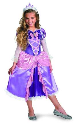 198331 Disguise Princess Inch Tangled Rapunzel Shimmer Deluxe Extra Small 3t-4t As Shown
