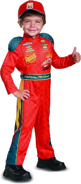 19875s Disguise Cars 3 Lightning Mcqueen Classic Toddler Costume Red Small 2t S